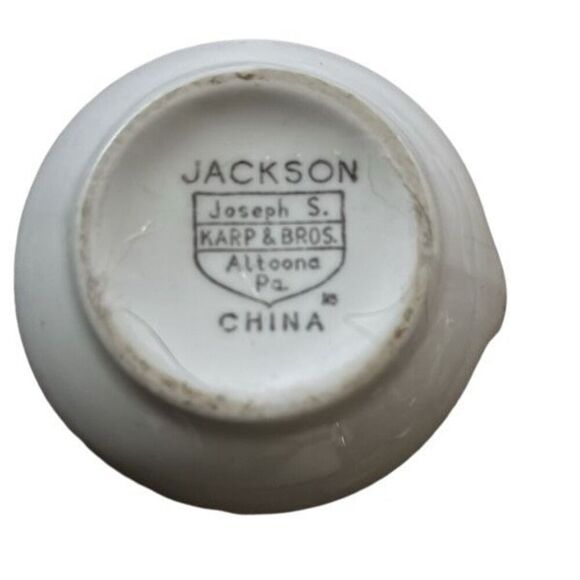 Jackson China Joseph S. Karp & Bros. Altoona Creamer - Picture 6 of 7